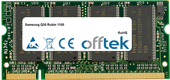 Q30 Rubin 1100 1GB Módulo - 200 Pin 2.5v DDR PC333 SoDimm