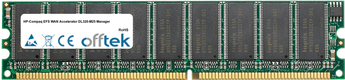 EFS WAN Accelerator DL320-M25 Manager 1GB Módulo - 184 Pin 2.6v DDR400 ECC Dimm (Dual Rank)
