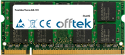 Tecra A8-191 2GB Módulo - 200 Pin 1.8v DDR2 PC2-4200 SoDimm
