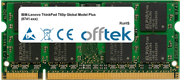 ThinkPad T60p Global Model Plus (8741-xxx) 2GB Módulo - 200 Pin 1.8v DDR2 PC2-5300 SoDimm