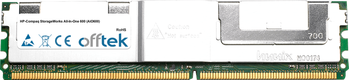 StorageWorks All-In-One 600 (AiO600) 4GB Kit (2x2GB Módulos) - 240 Pin 1.8v DDR2 PC2-5300 ECC FB Dimm
