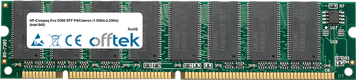 Evo D500 SFF P4/Celeron (1.5GHz-2.2GHz) (Intel 845) 512MB Módulo - 168 Pin 3.3v PC133 SDRAM Dimm