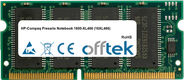 Presario Notebook 1600-XL466 (16XL466) 128MB Módulo - 144 Pin 3.3v PC100 SDRAM SoDimm