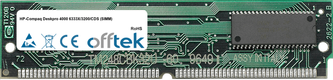 Deskpro 4000 6333X/3200/CDS (SIMM) 64MB Kit (2x32MB Módulos) - 72 Pin 5v EDO Non-Parity Simm