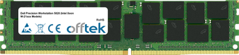 Precision Workstation 5820 (Intel Xeon W-21xxx Models) 16GB Módulo - 288 Pin 1.2v DDR4 PC4-21300 ECC Registered Dimm