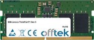 ThinkPad P1 Gen 5 32GB Módulo - 262 Pin 1.1v DDR5 PC5-38400 SoDimm