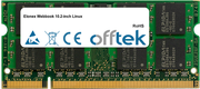 Webbook 10.2-inch Linux 1GB Módulo - 200 Pin 1.8v DDR2 PC2-4200 SoDimm