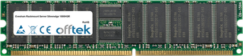 Rackmount Server Silveredge 1000HGR 2GB Kit (2x1GB Módulos) - 184 Pin 2.5v DDR266 ECC Registered Dimm (Single Rank)