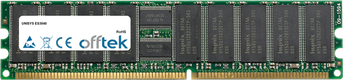 ES3040 4GB Kit (4x1GB Módulos) - 184 Pin 2.5v DDR266 ECC Registered Dimm (Single Rank)