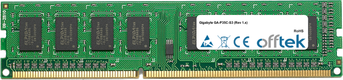 GA-P35C-S3 (Rev 1.x) 2GB Módulo - 240 Pin 1.5v DDR3 PC3-8500 Non-ECC Dimm