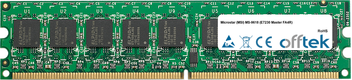 MS-9618 (E7230 Master FA4R) 2GB Módulo - 240 Pin 1.8v DDR2 PC2-5300 ECC Dimm (Dual Rank)