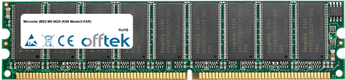MS-9620 (K8N Master2-FAR) 1GB Módulo - 184 Pin 2.6v DDR400 ECC Dimm (Dual Rank)