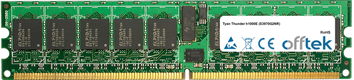 Thunder H1000E (S3970G2NR) 4GB Kit (2x2GB Módulos) - 240 Pin 1.8v DDR2 PC2-5300 ECC Registered Dimm (Single Rank)