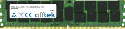  288 Pin Dimm - DDR4 - PC4-19200 (2400Mhz) - ECC Con Registro 32GB Módulo