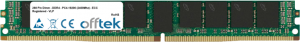  288 Pin Dimm - DDR4 - PC4-19200 (2400Mhz) - ECC Con Registro - VLP 8GB Módulo