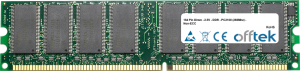  184 Pin Dimm - 2.5V - DDR - PC2100 (266Mhz) - Non-ECC 128MB Módulo