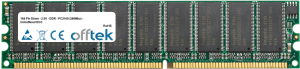  184 Pin Dimm - 2.5V - DDR - PC2100 (266Mhz) - Sin Búfer ECC 256MB Módulo