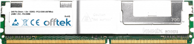  240 Pin Dimm - 1.8v - DDR2 - PC2-5300 (667Mhz) (AMB 1.5V) - FB-DIMM 2GB Módulo
