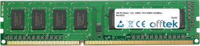  240 Pin Dimm - 1.5v - DDR3 - PC3-10600 (1333Mhz) - Non-ECC 1GB Módulo