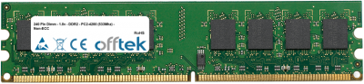  240 Pin Dimm - 1.8v - DDR2 - PC2-4200 (533Mhz) - Non-ECC 1GB Módulo (64x8)