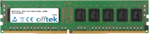  288 Pin Dimm - DDR4 - PC4-17000 (2133Mhz) - UDIMM - ECC Sin Búfer 8GB Módulo