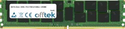  288 Pin Dimm - DDR4 - PC4-17000 (2133Mhz) - LRDIMM 32GB Módulo