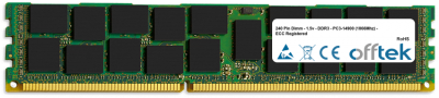  240 Pin Dimm - 1.5v - DDR3 - PC3-14900 (1866Mhz) - ECC Con Registro 8GB Módulo