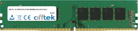  288 Pin 1.2v DDR4 PC4-21300 (2666Mhz) Non-ECC Dimm 16GB Módulo