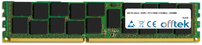  240 Pin Dimm - DDR3 - PC3-10600 (1333Mhz) - LRDIMM 32GB Módulo