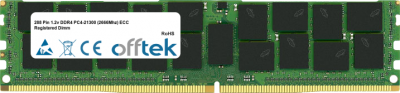  288 Pin 1.2v DDR4 PC4-21300 (2666Mhz) ECC Con Registro Dimm 64GB Módulo