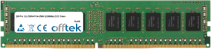  288 Pin 1.2v DDR4 PC4-25600 (3200Mhz) ECC Dimm 16GB Módulo