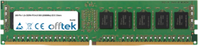  288 Pin 1.2v DDR4 PC4-21300 (2666Mhz) ECC Dimm 32GB Módulo