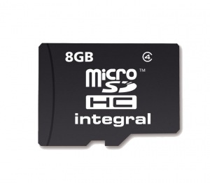 Integral Micro SDHC (Sin Adaptador) 8GB Tarjeta (Class 4)