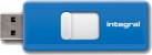 Integral Slide USB Unidad 16GB (Blue)