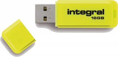 Integral Neon USB Unidad 16GB Unidad (Yellow)
