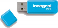 Integral Neon USB Unidad 8GB Unidad (Blue)