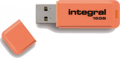 Integral Neon USB Unidad 16GB Unidad (Orange)
