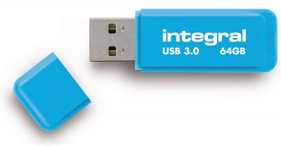Integral Neon USB 3.0 Flash Unidad 64GB Unidad (Blue)