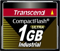 Transcend Industrial Ultra Compact Flash (PIO) 1GB Tarjeta (100x)
