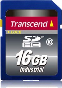 Transcend Industrial Temp SDHC Class 10 16GB Tarjeta